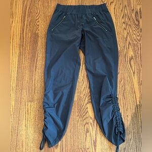 Athleta Unlined Pants with Zippered front pockets
